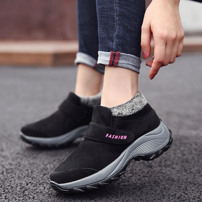 Comfortable Gym Sport Shoes Velvet Snow Sneakers