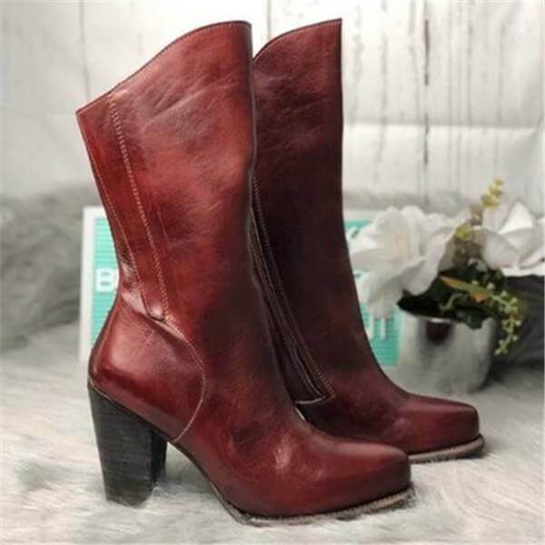 Fashion Retro Boots With Women's Long Boots