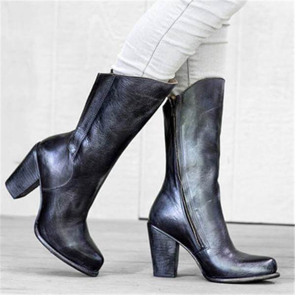 Fashion Retro Boots With Women's Long Boots