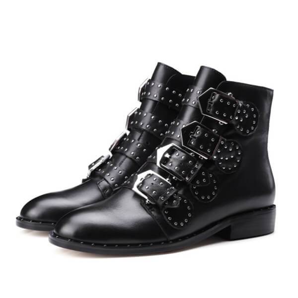 Fashion Classics Rivet Sharp Head Short Boots