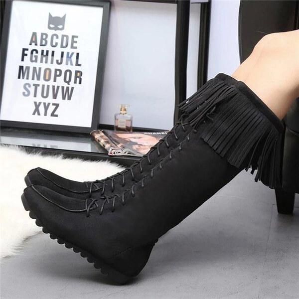 Fashion Winter Blinding Plain High Boots