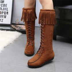 Fashion Winter Blinding Plain High Boots