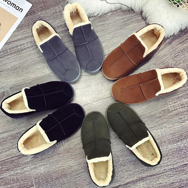 Contrast Stitching  Color Block Flat/Loafers