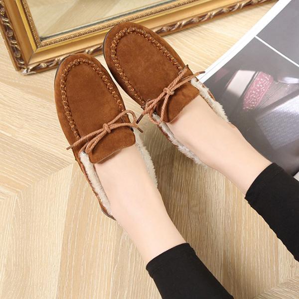 Contrast Stitching  Color Block Flat/Loafers