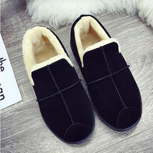 Contrast Stitching  Color Block Flat/Loafers