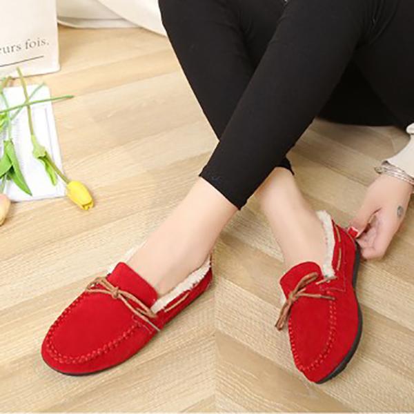 Contrast Stitching  Color Block Flat/Loafers