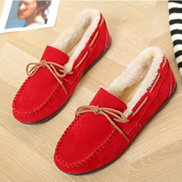 Contrast Stitching  Color Block Flat/Loafers