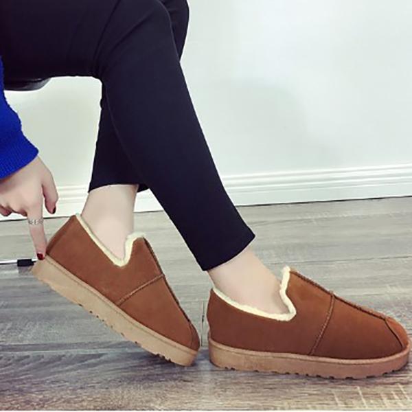 Contrast Stitching  Color Block Flat/Loafers