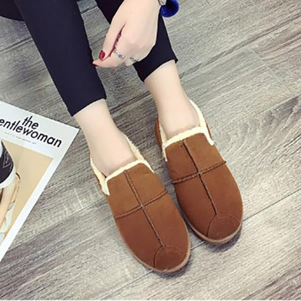 Contrast Stitching  Color Block Flat/Loafers