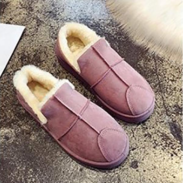 Contrast Stitching  Color Block Flat/Loafers