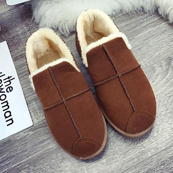 Contrast Stitching  Color Block Flat/Loafers