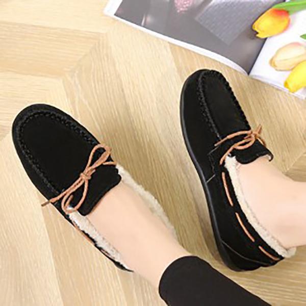 Contrast Stitching  Color Block Flat/Loafers