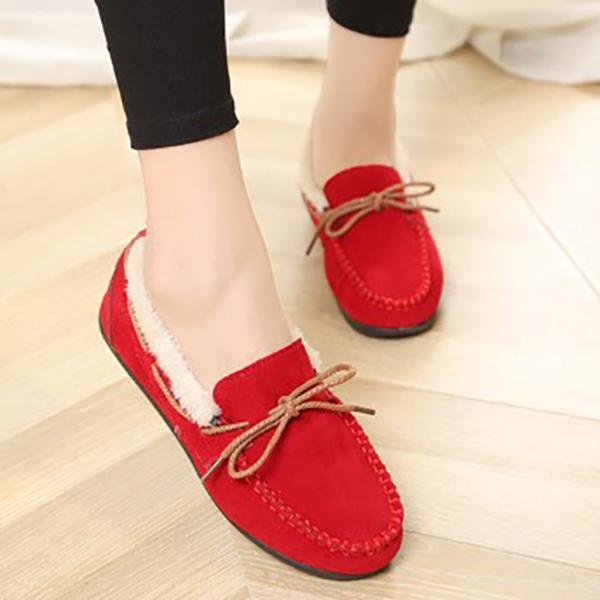 Contrast Stitching  Color Block Flat/Loafers