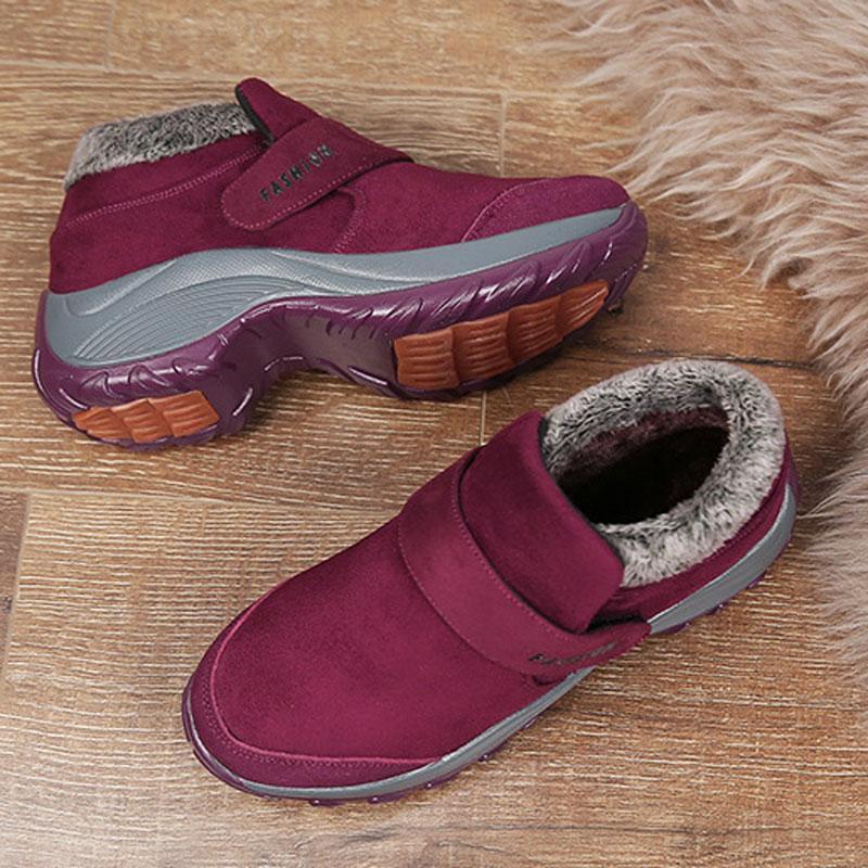 Comfortable Gym Sport Shoes Velvet Snow Sneakers