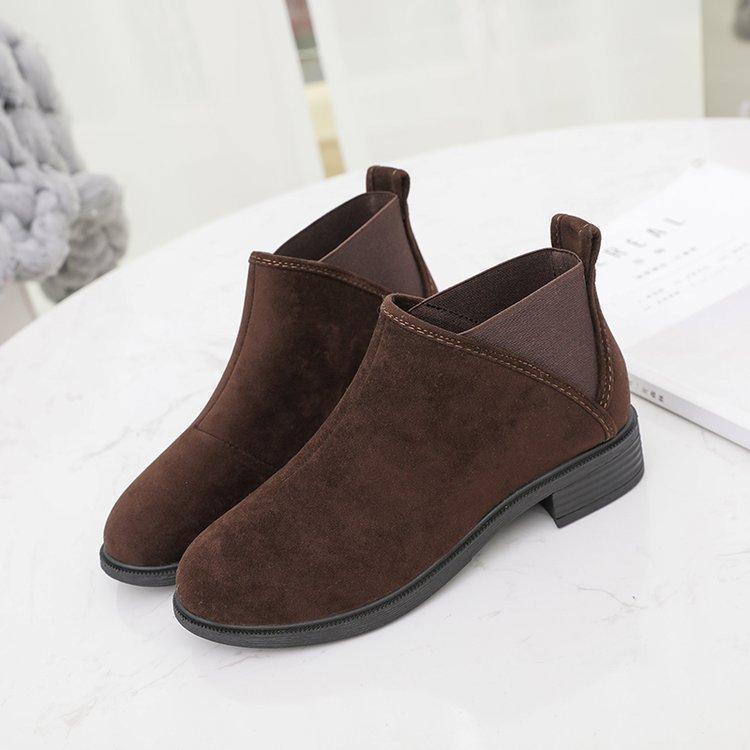 Fashion Suede Chelsea Boots