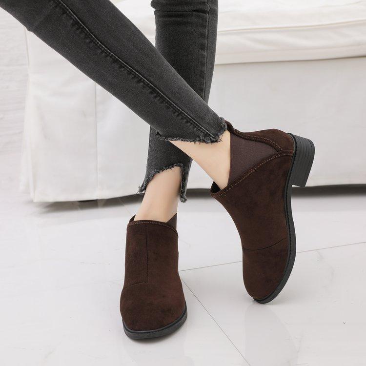 Fashion Suede Chelsea Boots