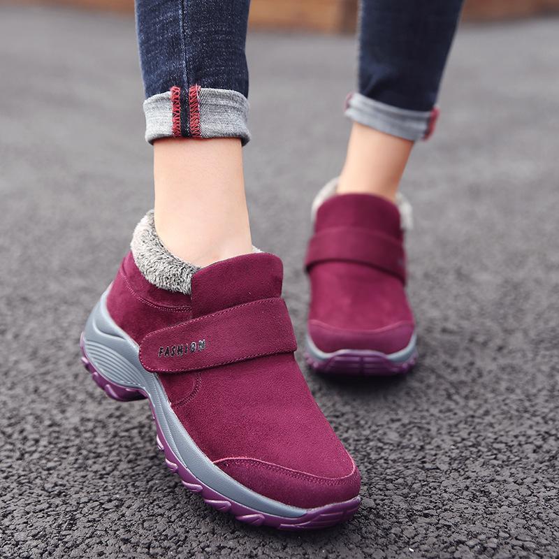 Comfortable Gym Sport Shoes Velvet Snow Sneakers