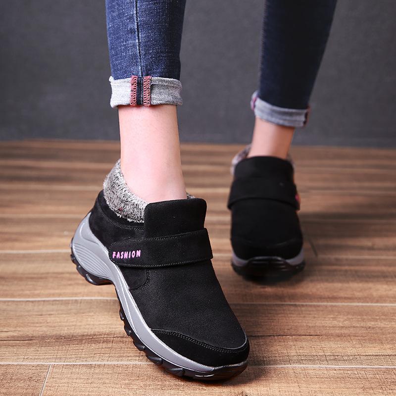 Comfortable Gym Sport Shoes Velvet Snow Sneakers