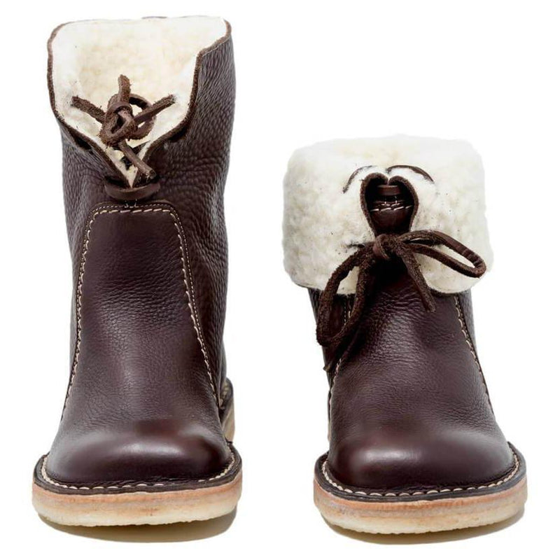 Fashion Wild Style Leather Warm Boots