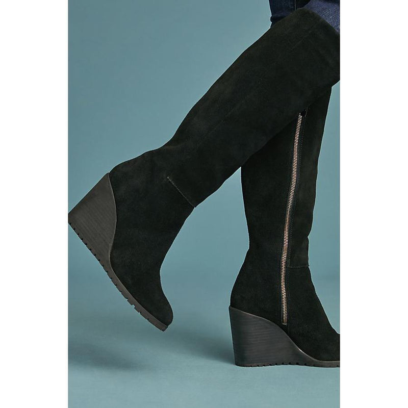 Fashion High Heel Women Winter Suede Boots