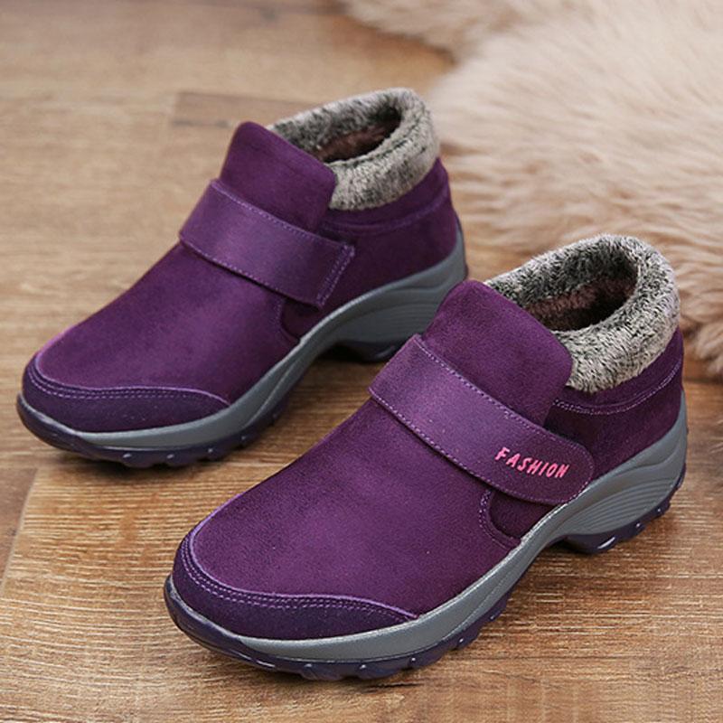 Comfortable Gym Sport Shoes Velvet Snow Sneakers