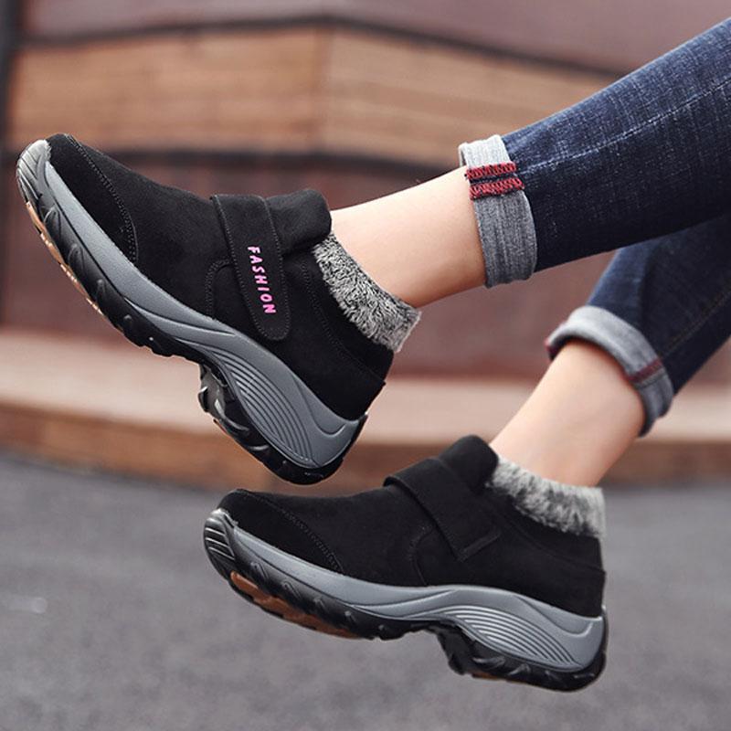 Comfortable Gym Sport Shoes Velvet Snow Sneakers