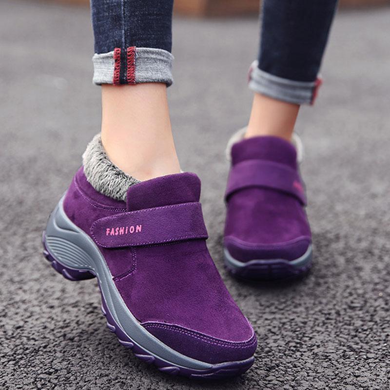 Comfortable Gym Sport Shoes Velvet Snow Sneakers